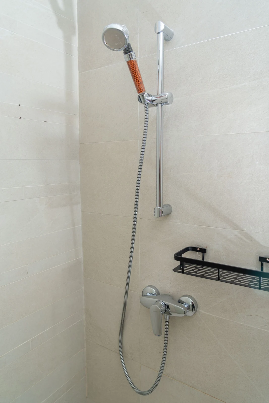 Hand shower and bathroom controls